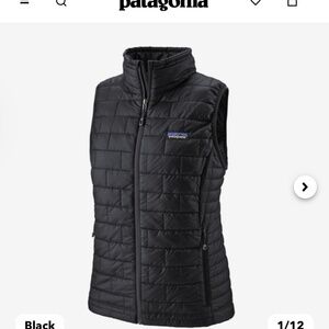 Patagonia Nano Puff Vest Black Sz L